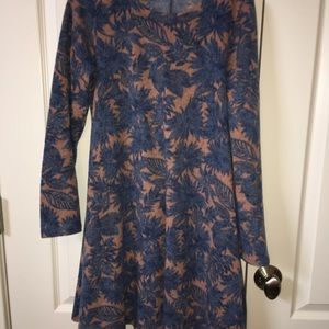 Blue and blush dress